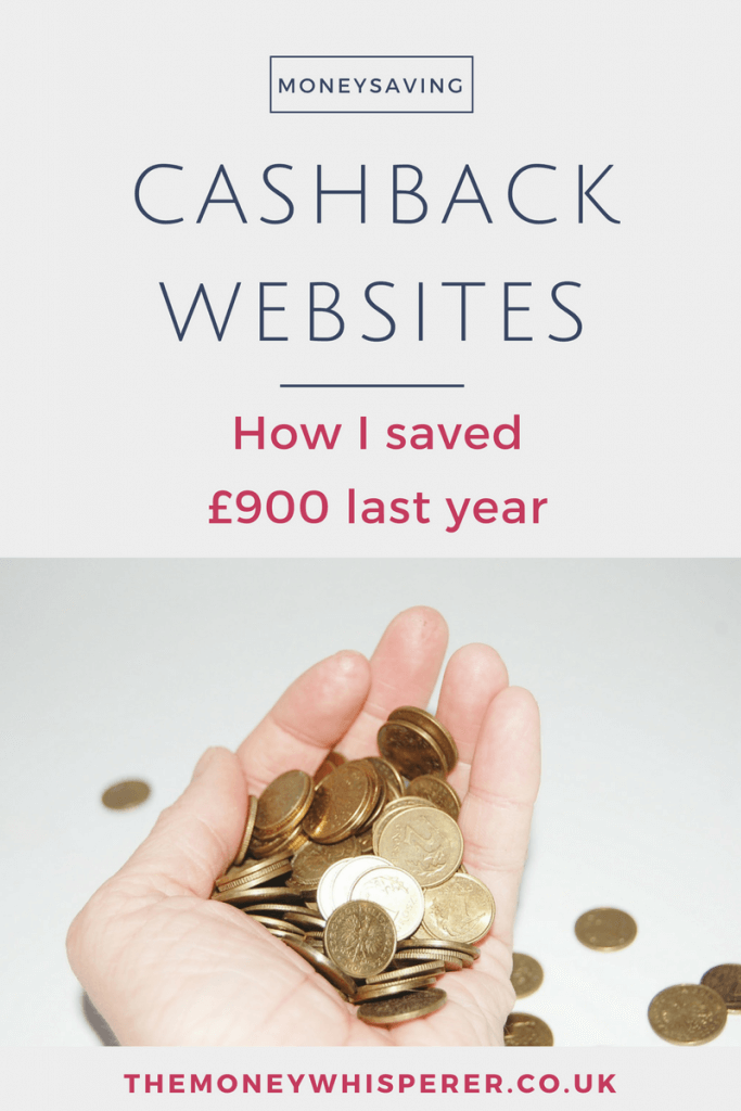 Cashback websites - how I saved £900 last year
