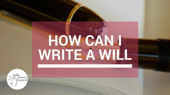 how can i write a will