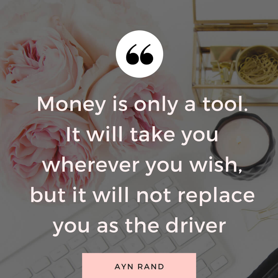 Wealthy woman quote by Ayn Rand