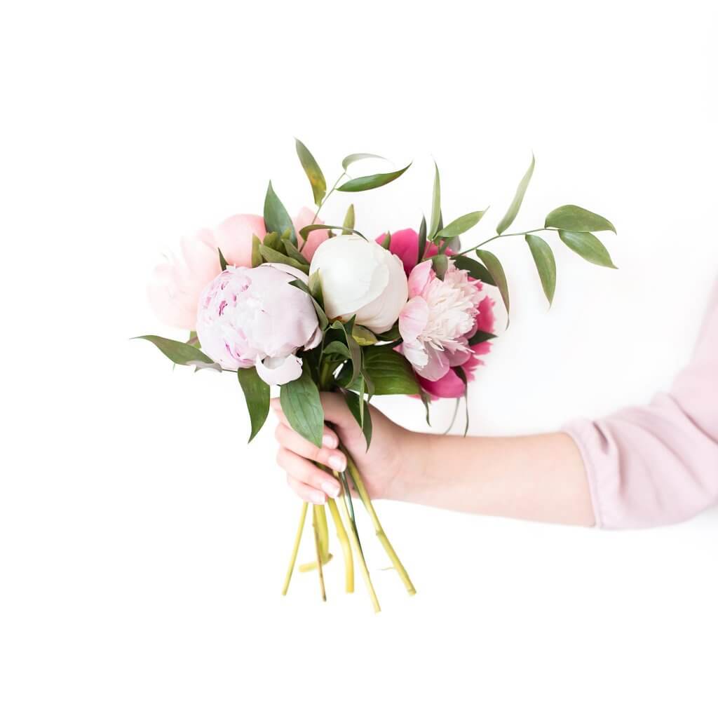 Bunch of flowers for International Women's Day