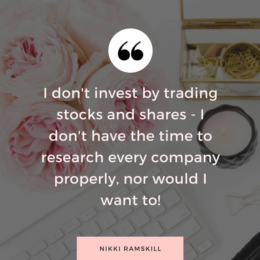 Quote on investing by woman investor