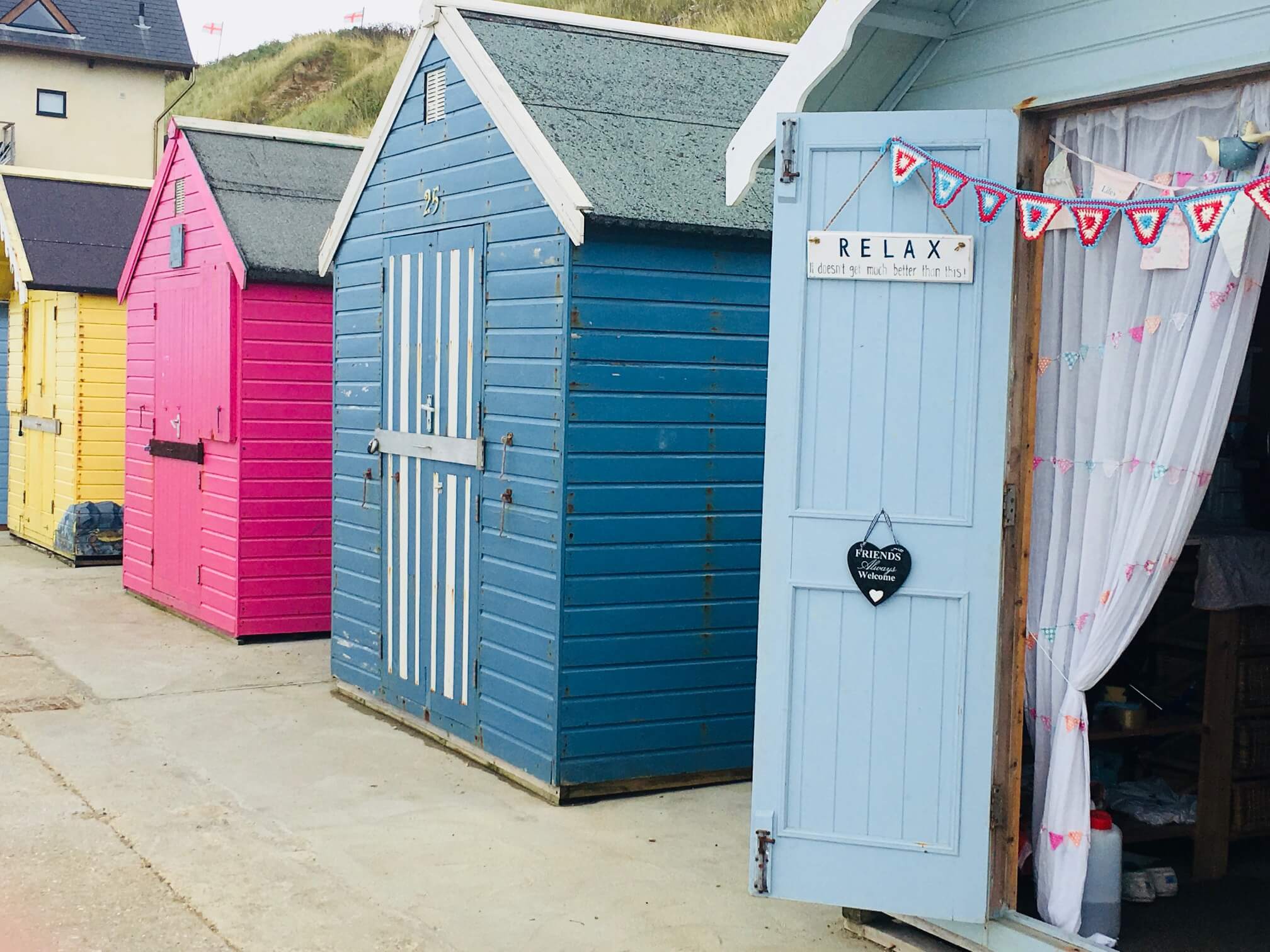 Beach huts at Sheringham