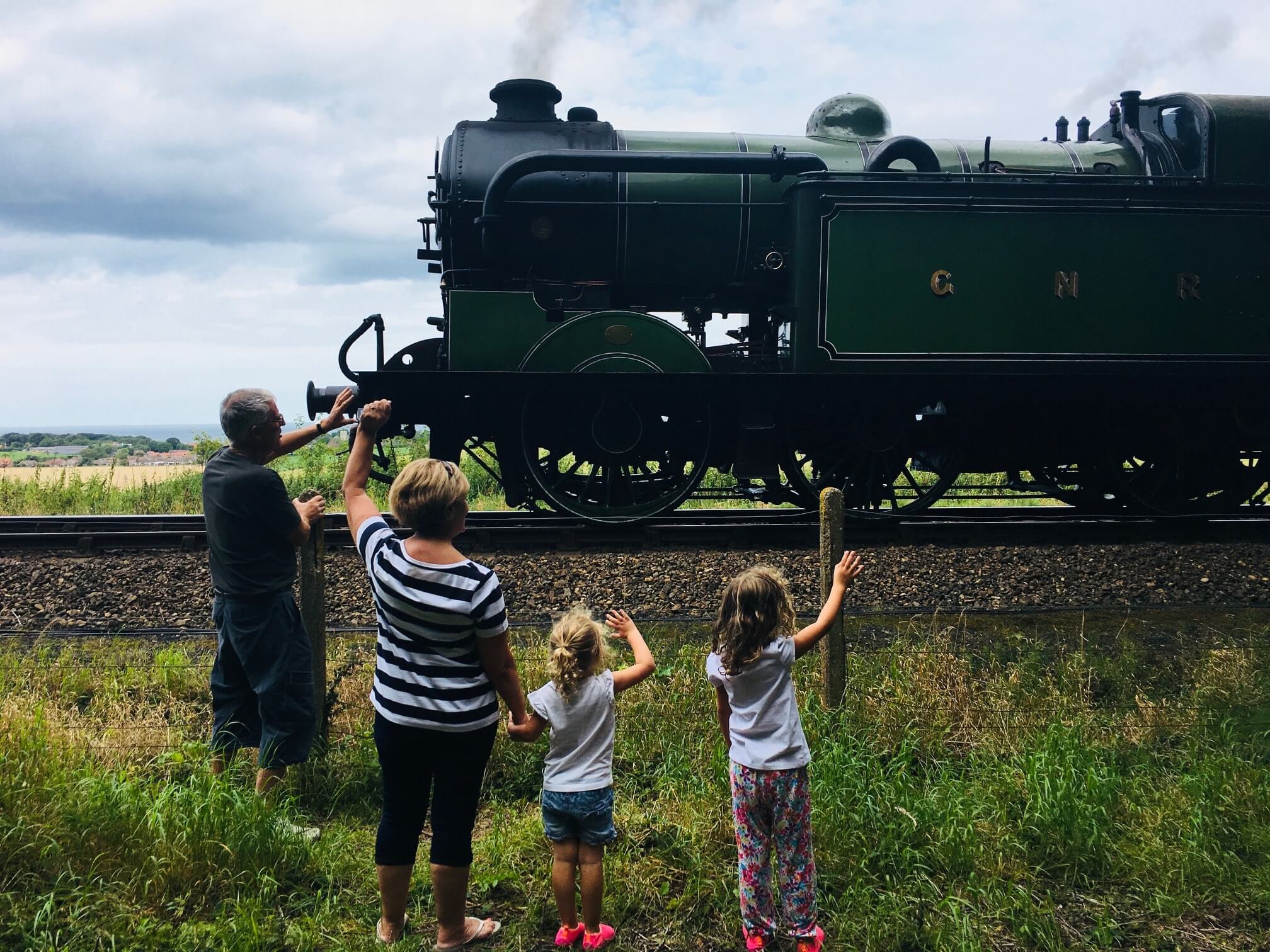 North Norfolk Railway - passing by Kelling Heath