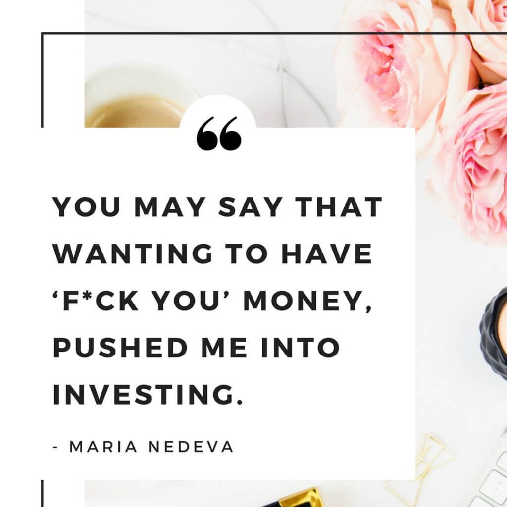 Women investor series: What pushed Maria in to investing