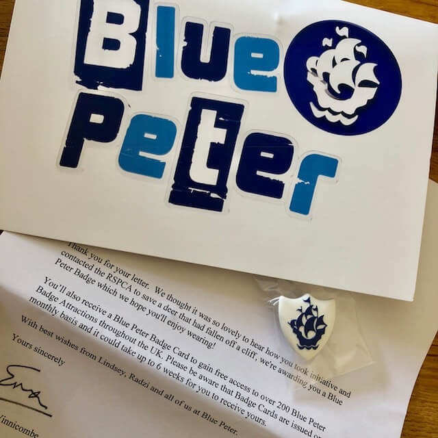 Free Blue Peter Badge
