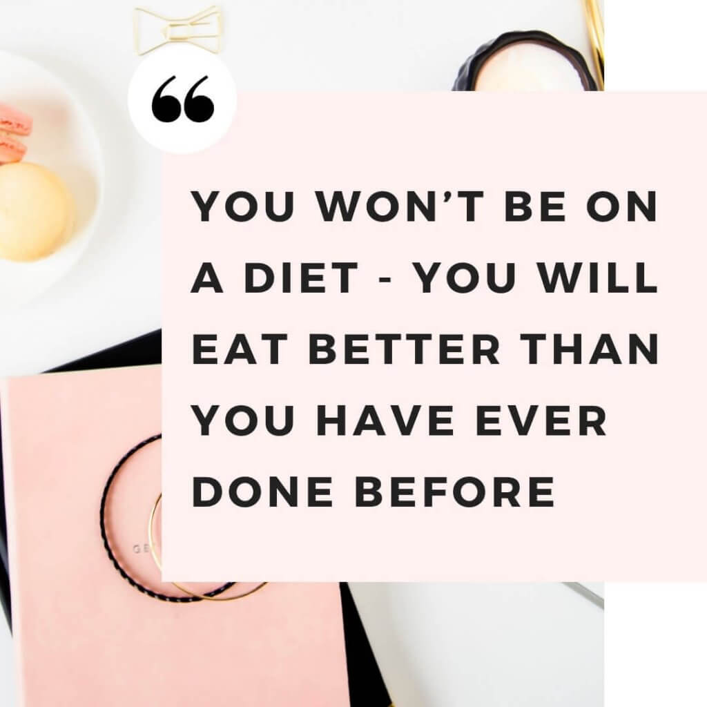 Do The Unthinkable Review - eat better than you have done before quote