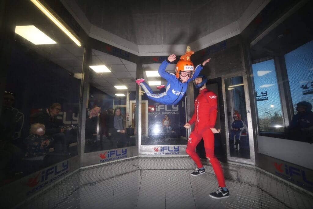 Sky diving with iFly at Milton Keynes