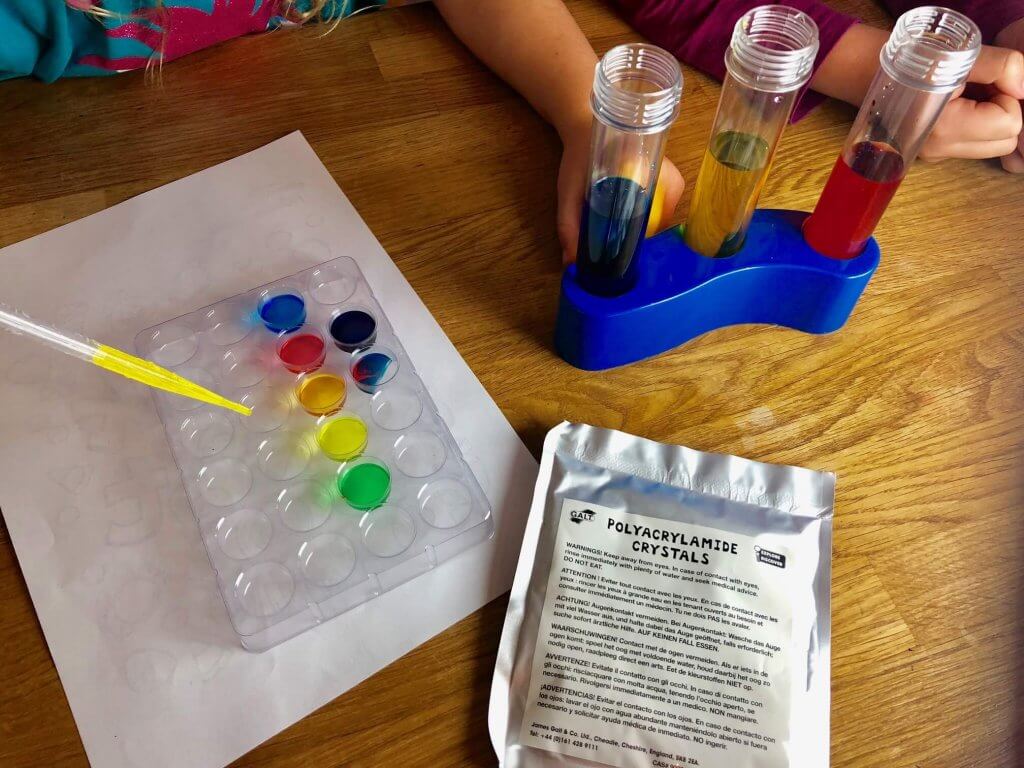 Making colourful crystals with the best STEM toys on the market - Rainbow Lab