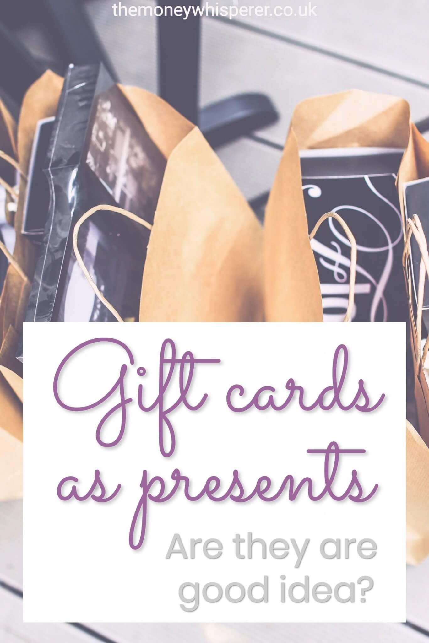 Are gift cards a good present? Whilst they are easy for the gift giver, there are reasons why they aren’t a great gift for the recipient. I’ve taken a look here and give some tips on making sure you avoid losing out on receiving your gift.