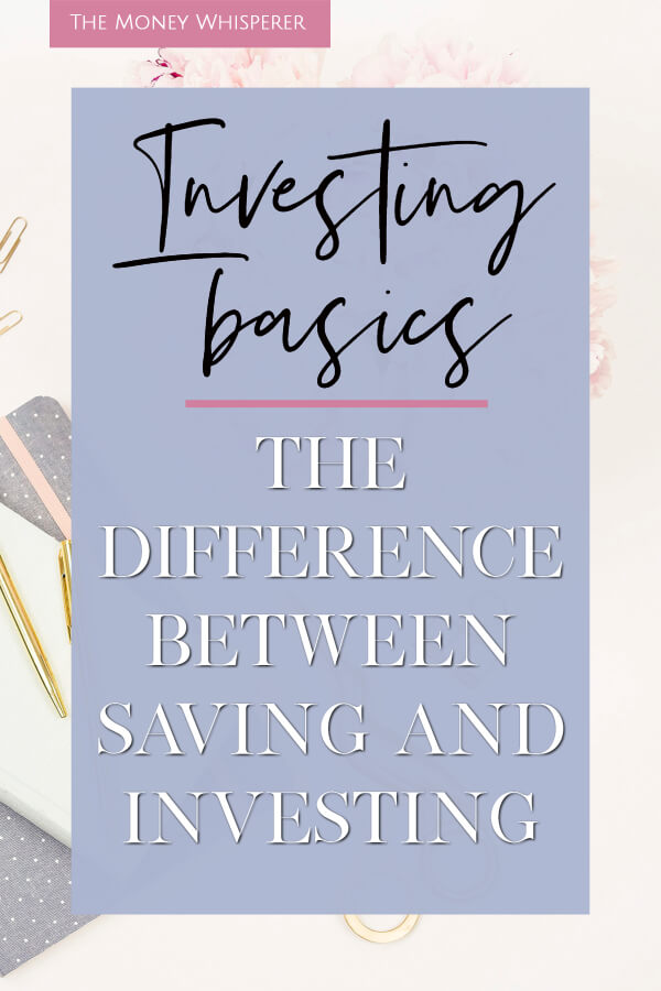 difference between saving and investing