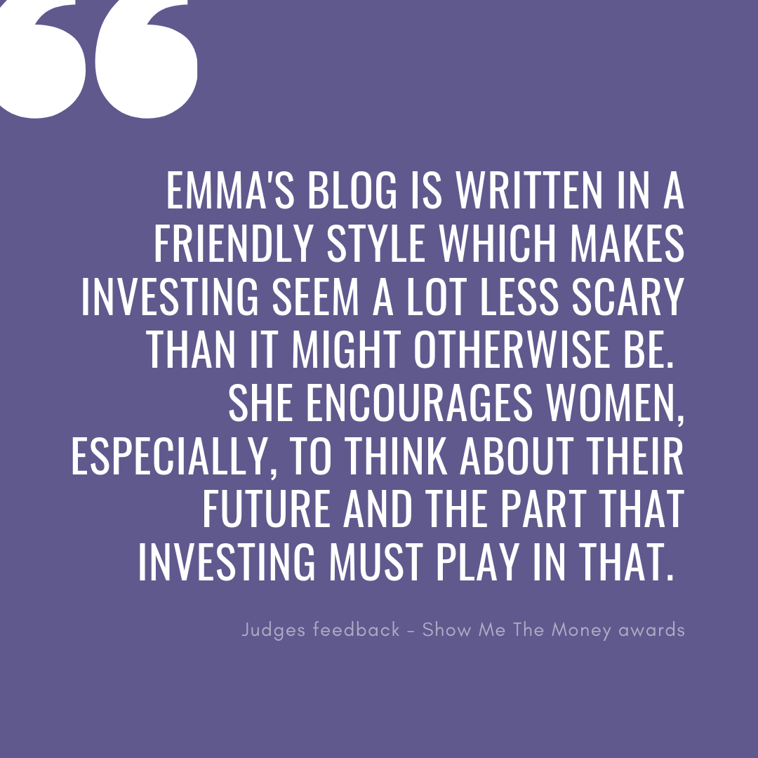 Emma Maslin The Money Whisperer Best Investing Blog feedback