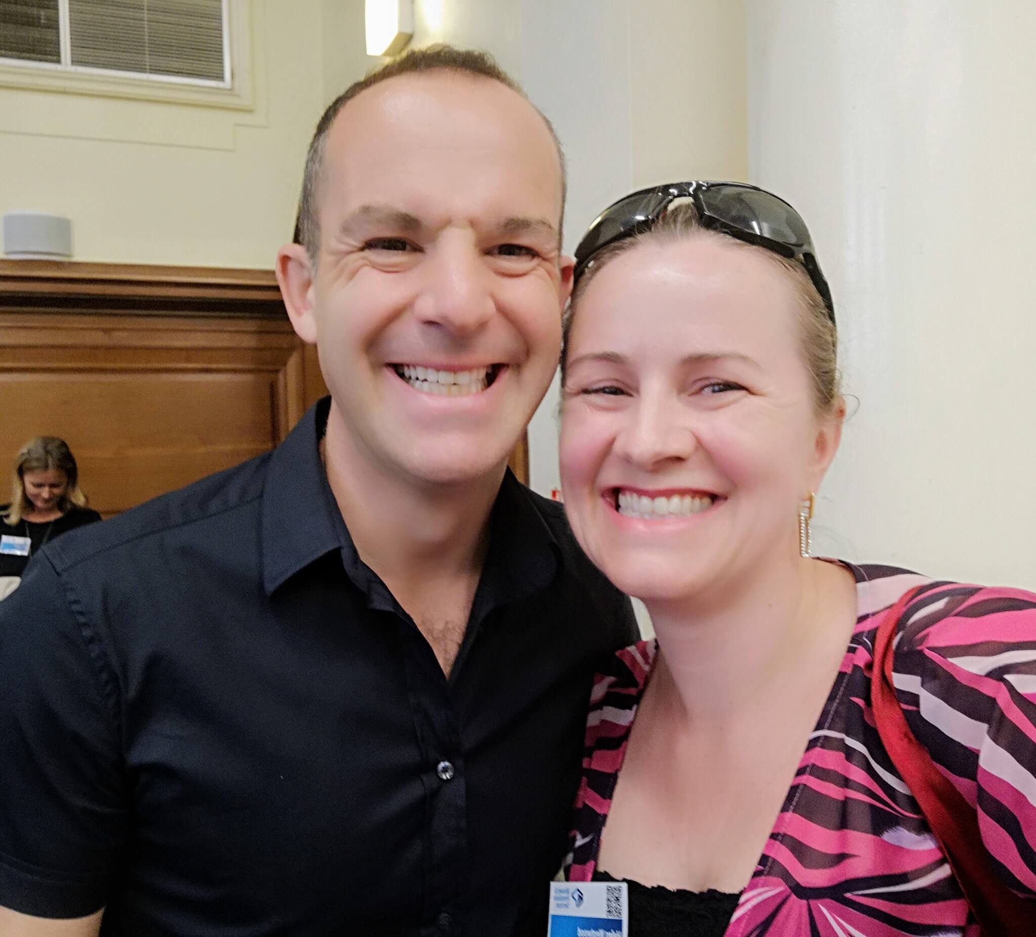 Helen Westwood and Martin Lewis