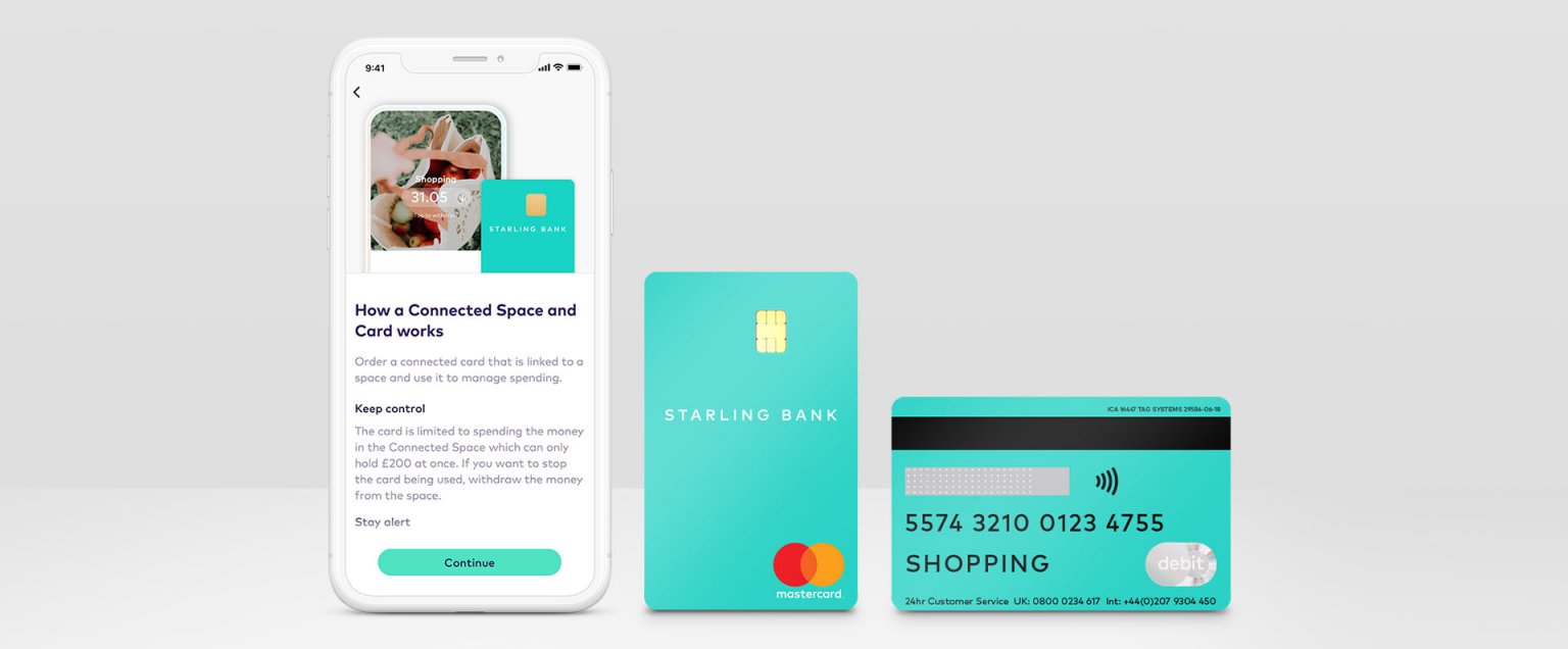 Starling Connected Card a second debit card to buy essentials [ad
